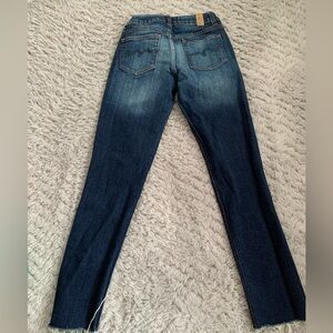 low rise straight jeans